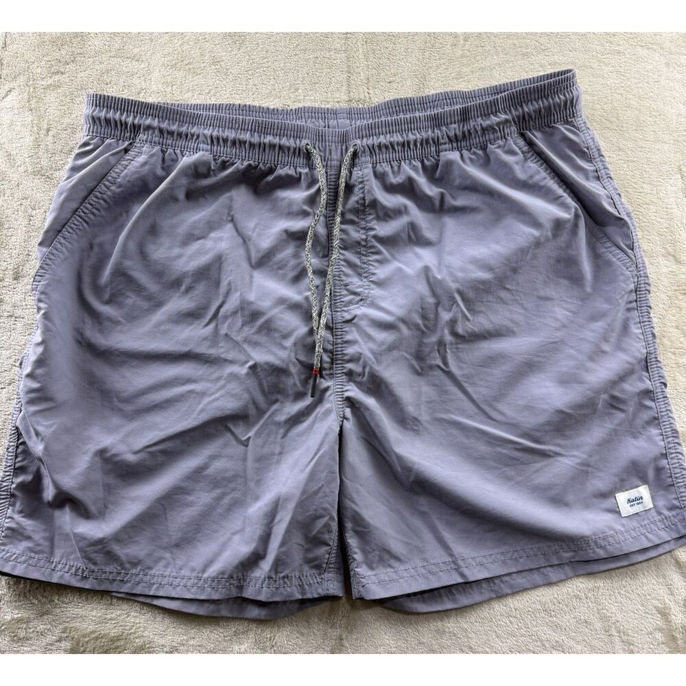 Katin Men's Swim Shorts 7" Lilac Color Lined Never Worn Size XL